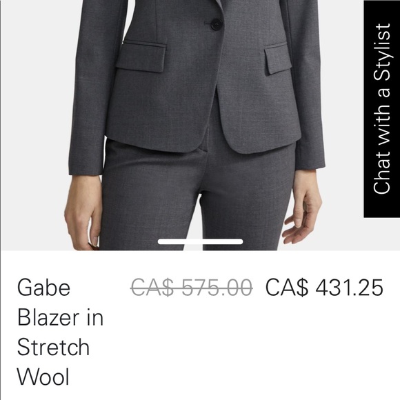 ❌SOLD❌Theory Wool Blazer and Skirt Set - Picture 14 of 15